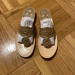 Brand New Jack Rogers “Jacks Flat” Sandals Size 10